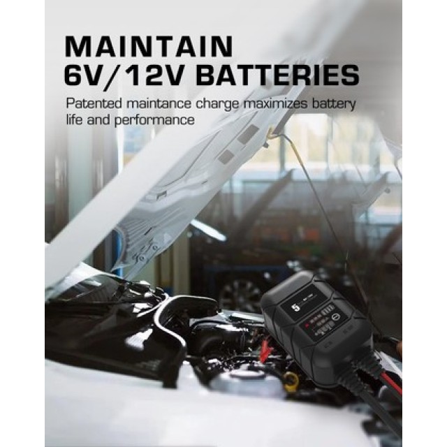 BYGD φορτιστής & συντηρητής μπαταρίας αυτοκινήτου S5000, 6V/2A 12V/5A