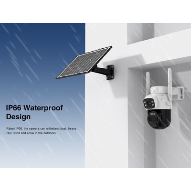 VSTARCAM smart ηλιακή κάμερα BG622DR, dual lens, 2MP, 4G, SD, PTZ, IP66