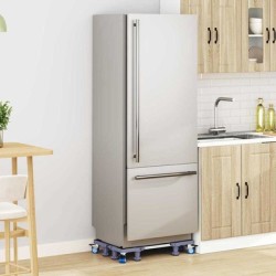 HOME USE βάση λευκών συσκευών HUH-0260 με ρόδες, ρυθμιζόμενη 70x90cm, έως 500kg, γκρι