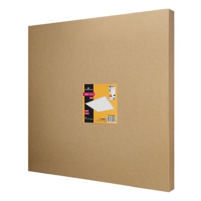 POWERTECH LED panel ψευδοροφής PT-1533, 40W, 59.5x59.5cm, τετράγωνο, 4000K, 4000lm, λευκό