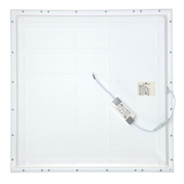 POWERTECH LED panel ψευδοροφής PT-1533, 40W, 59.5x59.5cm, τετράγωνο, 4000K, 4000lm, λευκό