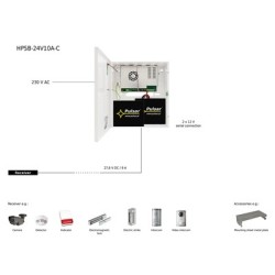 PULSAR τροφοδοτικό HPSB-24V10A-C, 27.6V/10A