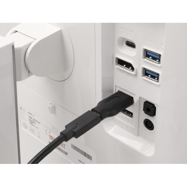 DELOCK αντάπτορας HDMI σε USB-C 61075, 4K/60Hz, μαύρος