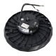 POWERTECH LED φωτιστικό καμπάνα PT-1531, 100W, 6500K, Φ30x11cm, IP65, μαύρο