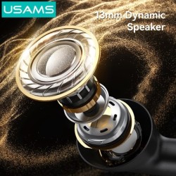USAMS earphones με θήκη φόρτισης E05, True Wireless, BT 6.0, λευκό USAMS earphones με θήκη φόρτισης E05, True Wireless, BT 6.0, λευκό