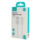 USAMS καλώδιο USB-C σε USB US-SJ693, 3A, 480Mbps, 2m, λευκό