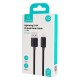 USAMS καλώδιο Lightning σε USB US-SJ694, 2.4A, 480Mbps, 2m, μαύρο