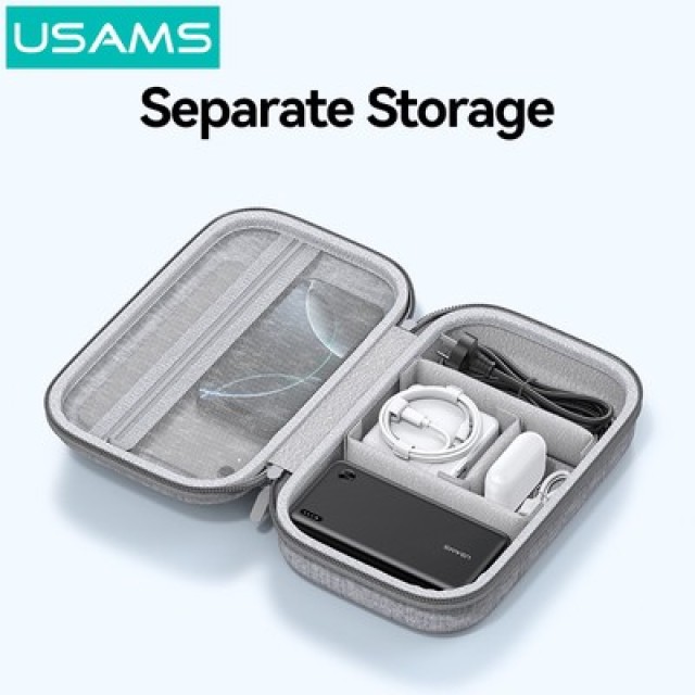 USAMS θήκη tablet και οργάνωσης αξεσουάρ Jane05, 265x167x72mm, γκρι