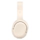 USAMS headphones YG23, ασύρματα & ενσύρματα, Φ40mm, 300mAh, μπεζ