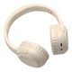 USAMS headphones YG23, ασύρματα & ενσύρματα, Φ40mm, 300mAh, μπεζ