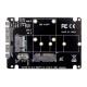 POWERTECH κάρτα μετατροπής 2.5" SATA σε M.2 B & mSATA SSD ST525, 6Gbps