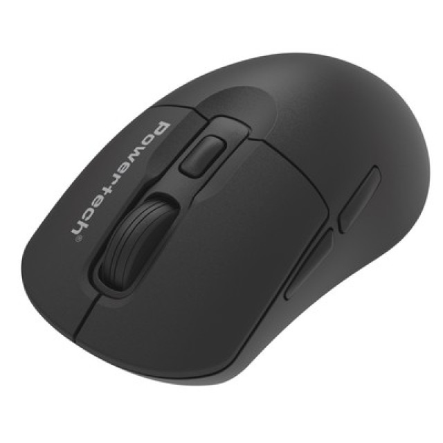 POWERTECH ασύρματο ποντίκι PT-1542, 2.4GHz, έως 5000DPI, αθόρυβο, μαύρο