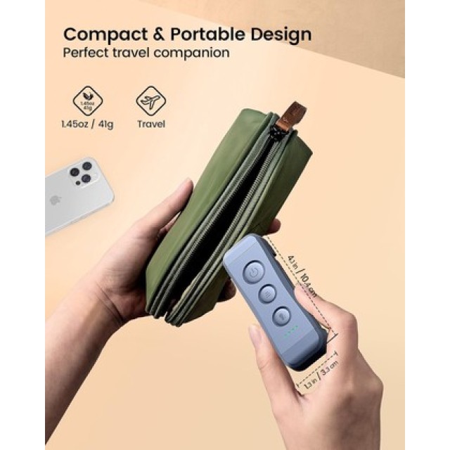 GLOCUSENT LED φακός διαβάσματος GLCSNTBL307, επαναφορτιζόμενος, έως 28lm, σκούρο μπλε