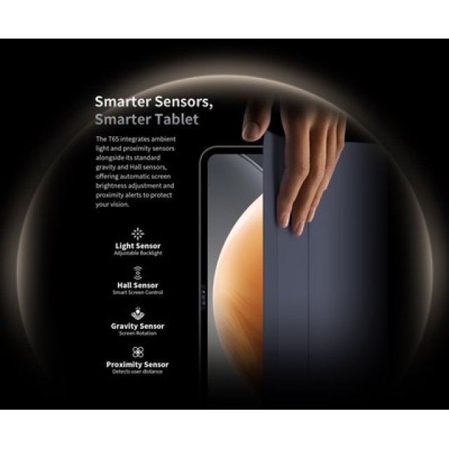 TECLAST tablet T65 με πληκτρολόγιο/στυλό αφής/θήκη, 13.4", 6/128GB, 4G, Android 15, 8000mAh, γκρι