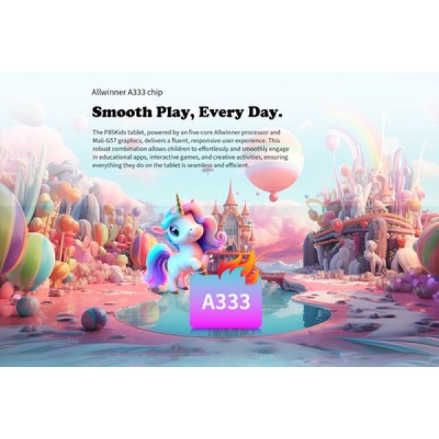 TECLAST tablet P85 Kids, 8", 3/64GB, Android 15, 5000mAh, ροζ