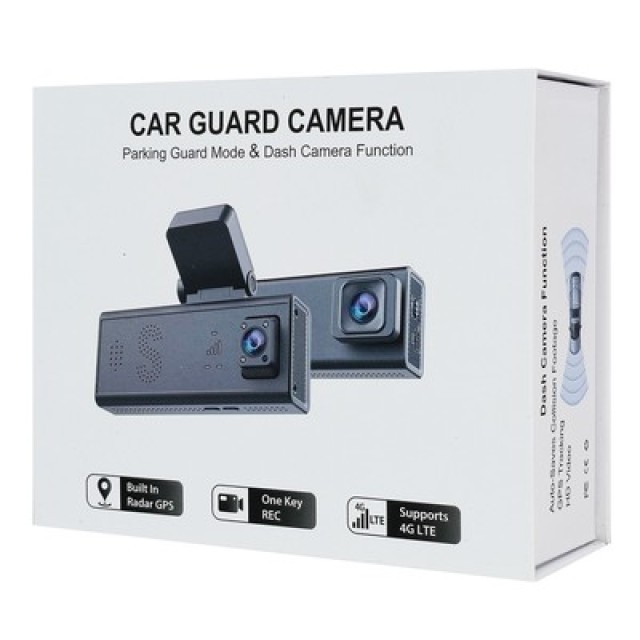 SECTEC smart κάμερα αυτοκινήτου ST-CC09-GPS-EU, μπροστινή/καμπίνας, 1080p, 4G, GPS