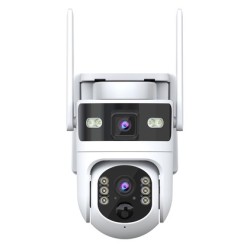 POWERTECH smart ηλιακή κάμερα PT-1547, dual lens, 4MP, 4G, PTZ, SD, IP65