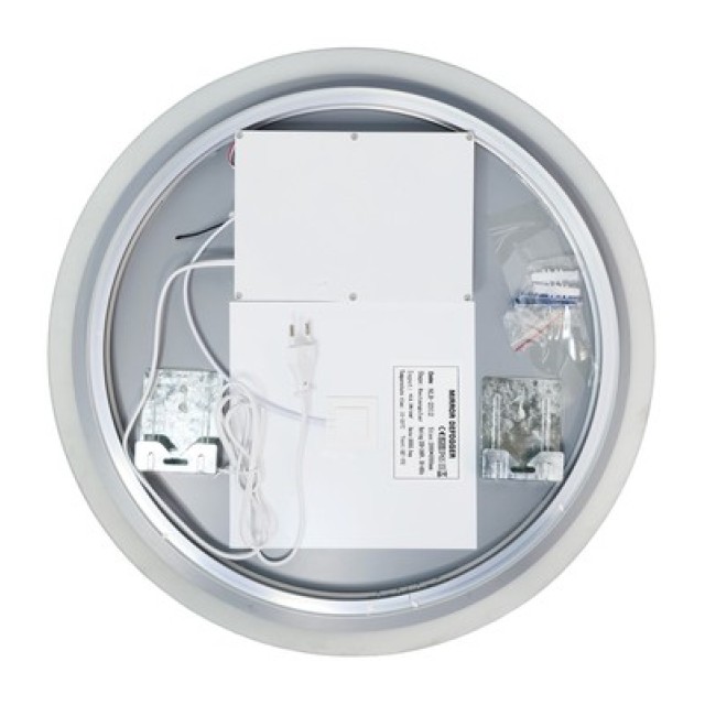 BRUNO καθρέφτης μπάνιου LED BRN-0275, στρόγγυλος, 24W, Φ50cm, IP67