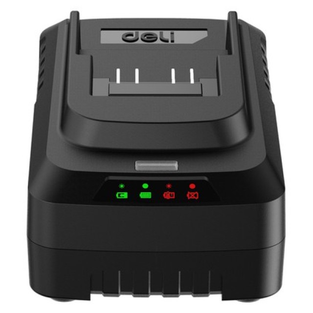DELI φορτιστής μπαταριών εργαλείων μπαταρίας DE-CD20A2, 1 θέση, 20V 2Α