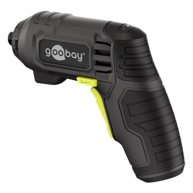 GOOBAY 4 σε 1 κατσαβίδι μπαταρίας με μύτες & εξαρτήματα 77817, LED φακός, 1500mAh