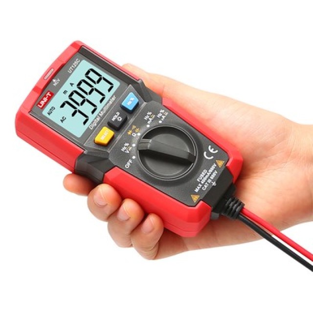 UNI-T μίνι ψηφιακό πολύμετρο UT125C, 600V AC/DC, NCV