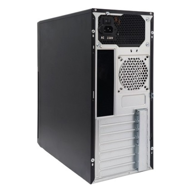 POWERTECH PC Case PT-1563 με 550W PSU, ATX Midi, 376.6x175x408.5mm, μαύρο