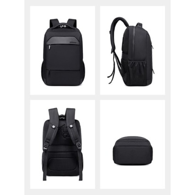 ARCTIC HUNTER τσάντα πλάτης B00111 με θήκη laptop 15.6", 20L, μαύρη