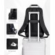 ARCTIC HUNTER τσάντα πλάτης B00915 με θήκη laptop 15.6", USB, 20L, μαύρη