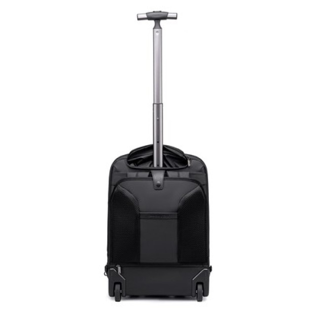 ARCTIC HUNTER τσάντα ταξιδίου LG00861 με θήκη laptop 15.6", τροχήλατη, 42L/54L, μαύρη