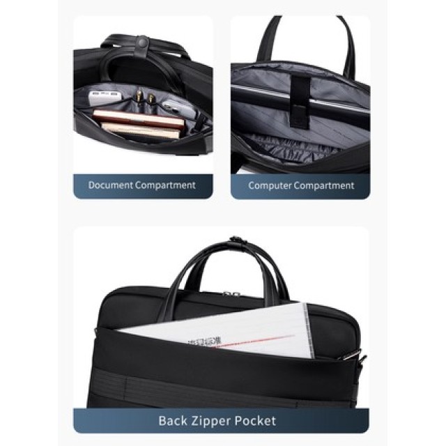 ARCTIC HUNTER τσάντα ώμου GWB00848 με θήκη laptop 15.6", 9L, χακί