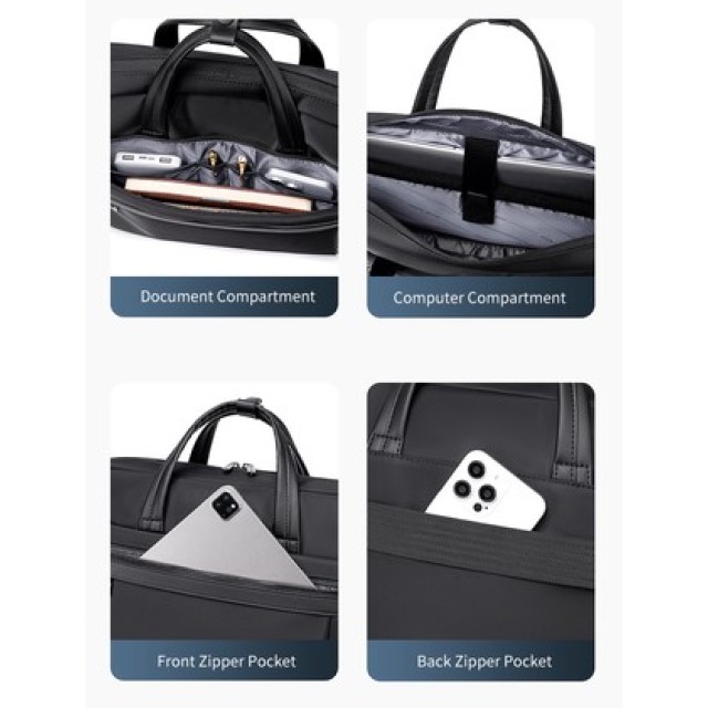 ARCTIC HUNTER τσάντα ώμου GWB00849 με θήκη laptop 15.6", 14L, χακί