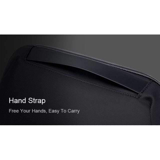 ARCTIC HUNTER τσάντα χειρός K00613, 2.7L, μαύρη