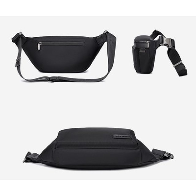 ARCTIC HUNTER τσάντα Crossbody XB00837, 3.5L, μαύρη