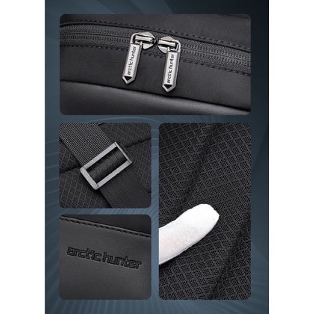 ARCTIC HUNTER τσάντα Crossbody XB00829, 3L, μαύρη