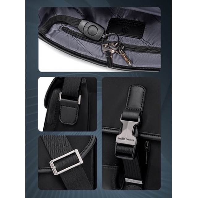 ARCTIC HUNTER τσάντα ώμου KB00827, 6L, μαύρη