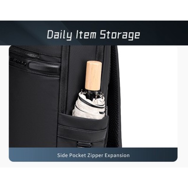 ARCTIC HUNTER τσάντα πλάτης B00872 με θήκη laptop 15.6", 14.5L, μαύρη