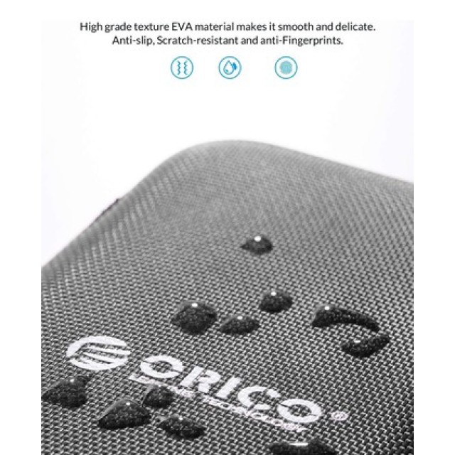 ORICO θήκη οργάνωσης αξεσουάρ PHD-25, 16x11x4cm, μαύρη