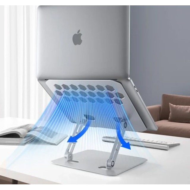 ORICO μεταλλική βάση για laptop/tablet LST02, 11~15.6", foldable, ασημί