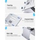 ORICO μεταλλική βάση για laptop/tablet LST-T1, 11~15.6", foldable, ασημί