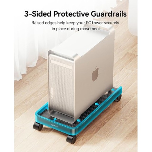 ORICO βάση PC CPB2 με ροδάκια, 45.5x22cm, πλαστική, μαύρη