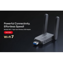 MERCUSYS ασύρματος USB αντάπτορας δικτύου MA37BEH, BE6500, Tri-Band, V1.0