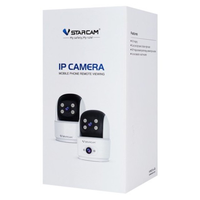 VSTARCAM smart κάμερα C996DR, 2MP, dual lens, WiFi, PTZ, SD