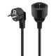GOOBAY μπαλαντέζα προέκταση ρεύματος 93095, schuko, 3x 1.5mm², 10m, μαύρη