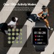ZEBLAZE smartwatch GTS 4, heart rate, 1.94" AMOLED, IP68, μαύρο