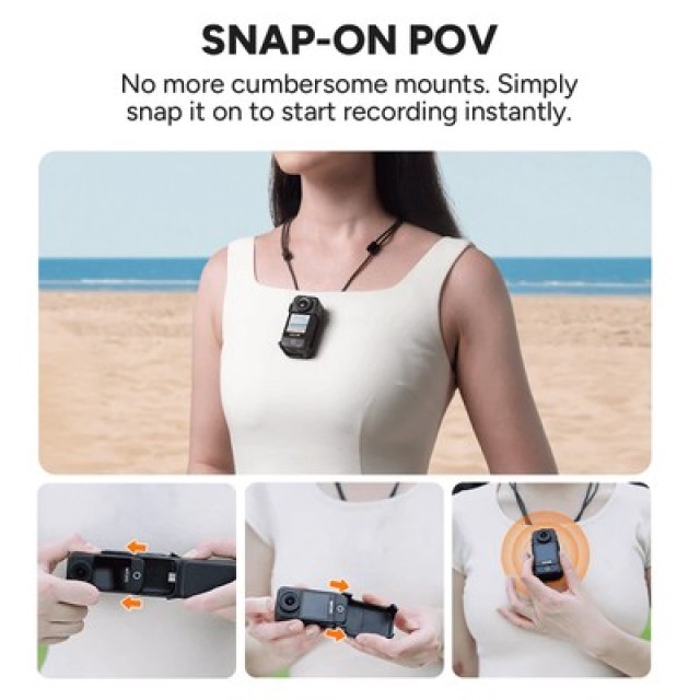 SJCAM action camera C400 με ασύρματο χειριστήριο, 16MP/4K, WiFi, αδιάβροχη θήκη, μαύρη