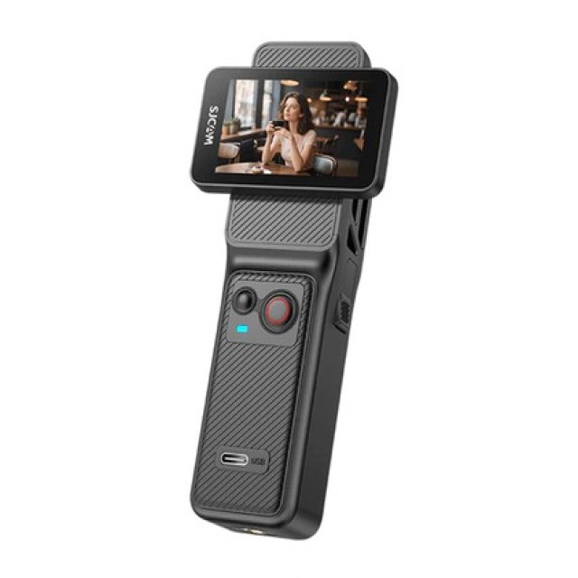 SJCAM action camera C400 με ασύρματο χειριστήριο, 16MP/4K, WiFi, αδιάβροχη θήκη, μαύρη