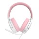 SADES gaming headset Spower, 3.5mm σύνδεση, 40mm, multi-platform, ροζ/λευκό