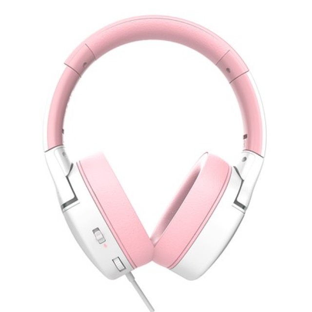 SADES gaming headset Spower, 3.5mm σύνδεση, 40mm, multi-platform, ροζ/λευκό