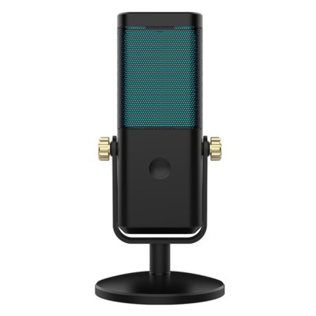 SADES gaming μικρόφωνο Night Owl με βάση γραφείου & επιτραπέζια, καρδιοειδές, USB, μαύρο