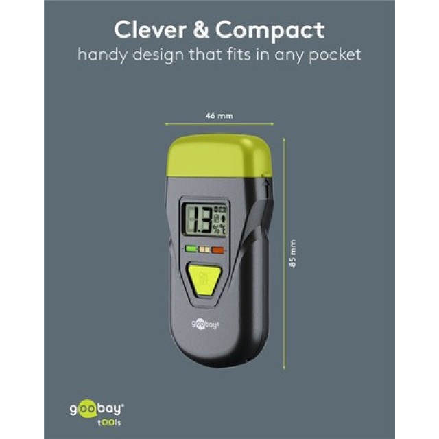 GOOBAY ψηφιακό θερμόμετρο & υγρασιόμετρο 77832